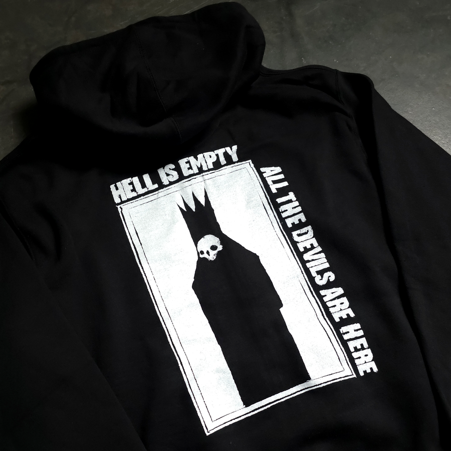 Hell is Empty Zip Up Hoodie — view 3